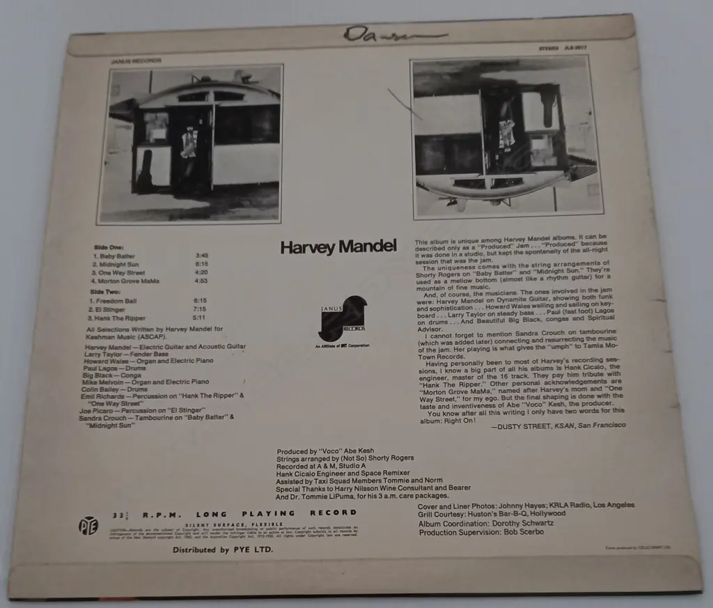 Harvey Mandel, Baby Batter Image 1++